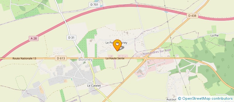 localisation de l'entreprise MADAME STEPHANIE LAISNEY  BOISNEY