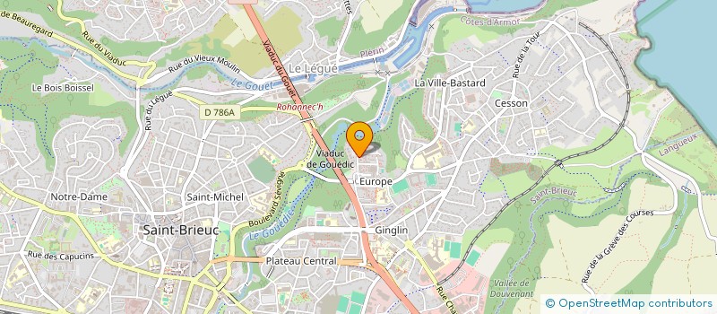 localisation de l'entreprise MADAME STEPHANIE LAJUDIE à SAINT-BRIEUC