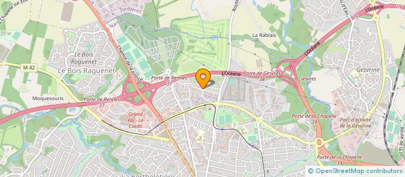 localisation de l'entreprise MADAME STEPHANIE LALANDE  NANTES