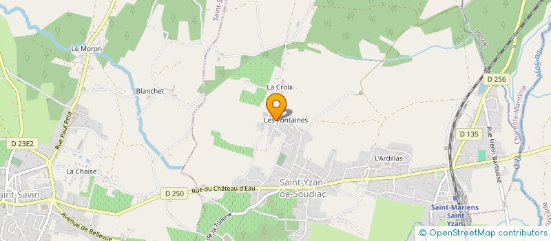 localisation de l'entreprise MADAME STEPHANIE LALAUDE  SAINT-YZAN-DE-SOUDIAC