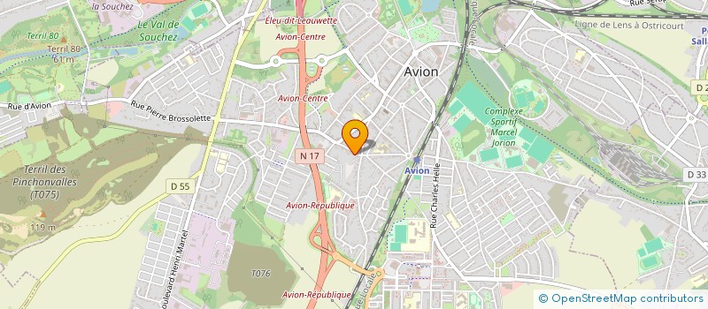 localisation de l'entreprise MADAME STEPHANIE LALEINE  AVION