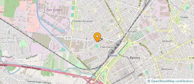 localisation de l'entreprise MADAME STEPHANIE LALLEMENT  REIMS