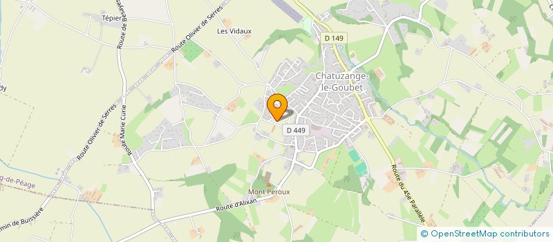 localisation de l'entreprise MADAME STEPHANIE LALOUX  CHATUZANGE-LE-GOUBET