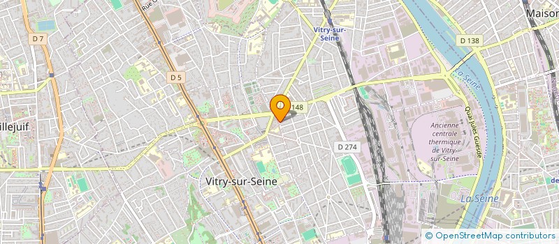 localisation de l'entreprise MADAME STEPHANIE LALOUX  VITRY-SUR-SEINE