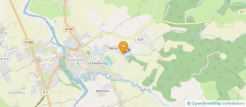 localisation de l'entreprise MADAME STEPHANIE LAMOURET  NAVARRENX