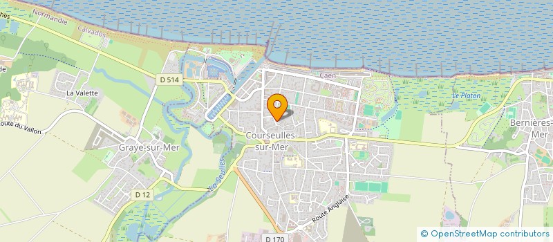 localisation de l'entreprise MADAME STEPHANIE LAMPE-VALLEE  COURSEULLES-SUR-MER