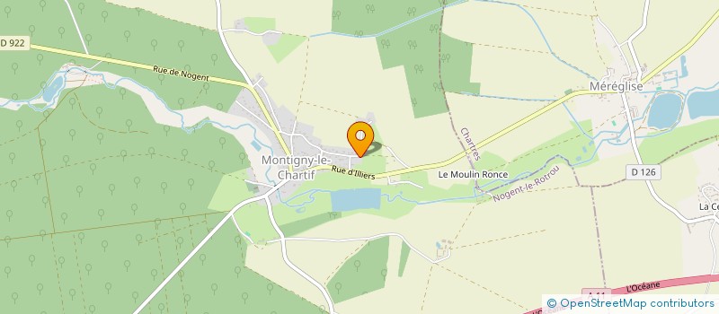 localisation de l'entreprise MADAME STEPHANIE LANCELOT à MONTIGNY-LE-CHARTIF