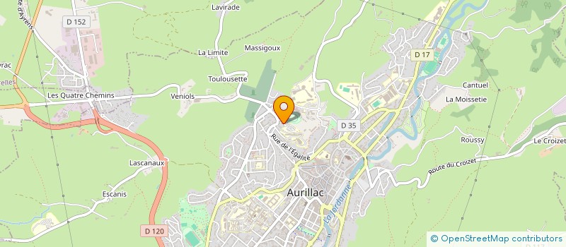 localisation de l'entreprise MADAME STEPHANIE LANGLAIS à AURILLAC