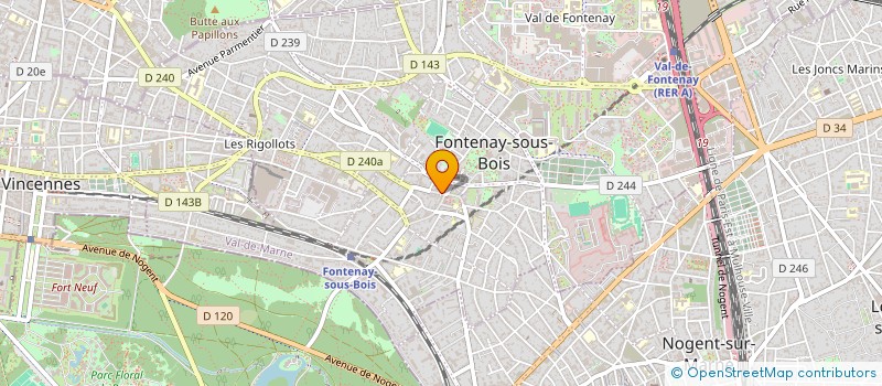 localisation de l'entreprise MADAME STEPHANIE LANGLET à FONTENAY-SOUS-BOIS