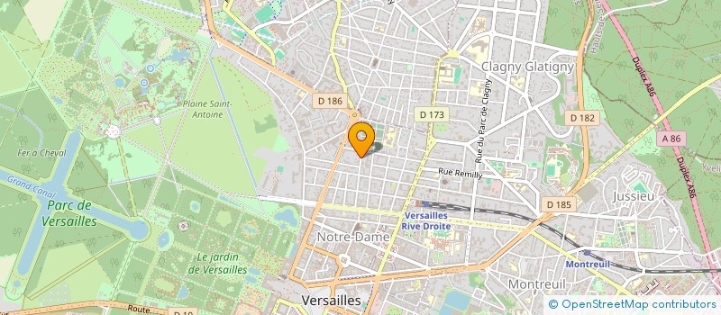 localisation de l'entreprise MADAME STEPHANIE LANGUMIER à VERSAILLES