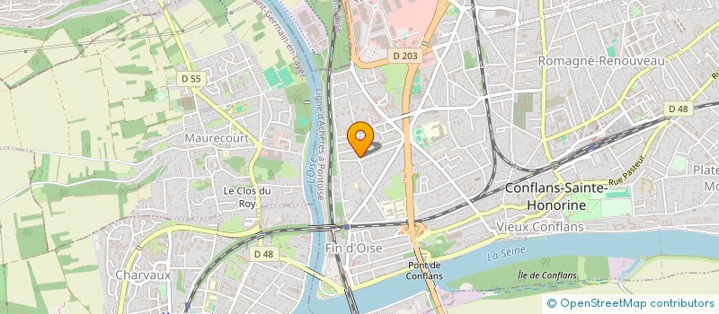 localisation de l'entreprise MADAME STEPHANIE LANTIN  CONFLANS-SAINTE-HONORINE