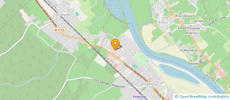 localisation de l'entreprise MADAME STEPHANIE LAOUILLEAU  PODENSAC