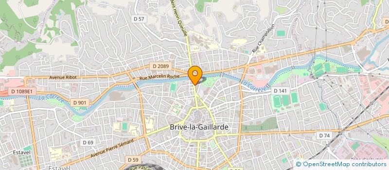 localisation de l'entreprise MADAME STEPHANIE LAPORTE  BRIVE-LA-GAILLARDE