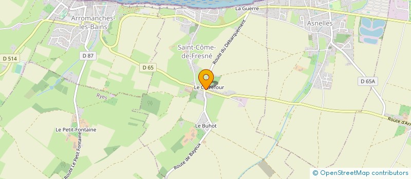 localisation de l'entreprise MADAME STEPHANIE LAPORTE à SAINT-COME-DE-FRESNE