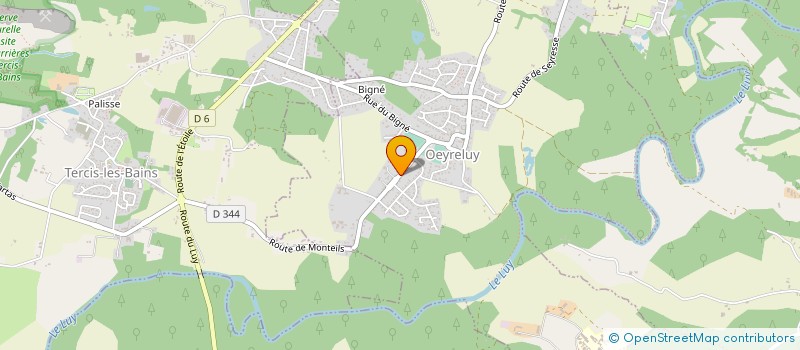 localisation de l'entreprise MADAME STEPHANIE LARBERE  OEYRELUY