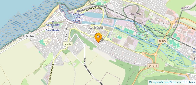 localisation de l'entreprise MADAME STEPHANIE LARDANS  LE TREPORT