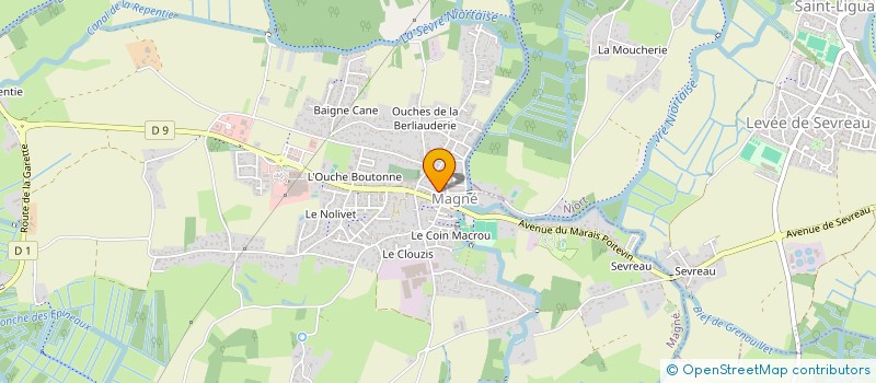 localisation de l'entreprise MADAME STEPHANIE LARDEAU  MAGNE