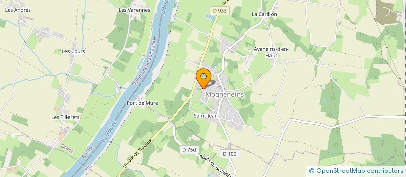 localisation de l'entreprise MADAME STEPHANIE LARGE  MOGNENEINS