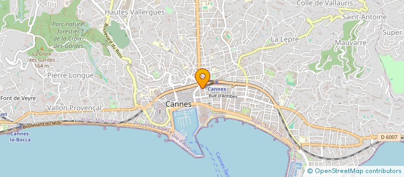 localisation de l'entreprise MADAME STEPHANIE LARRAT à CANNES