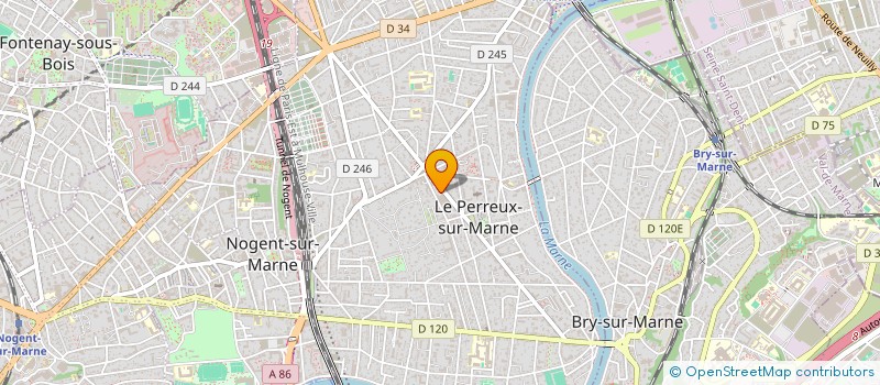 localisation de l'entreprise MADAME STEPHANIE LARTIGUE  LE PERREUX-SUR-MARNE