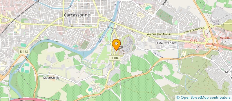 localisation de l'entreprise MADAME STEPHANIE LASAGNI à CARCASSONNE