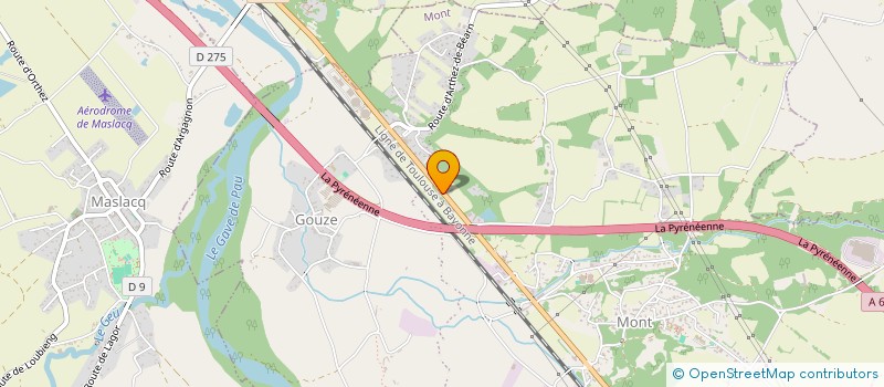 localisation de l'entreprise MADAME STEPHANIE LASSERRE  MONT