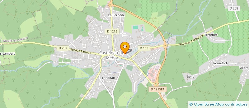 localisation de l'entreprise MADAME STEPHANIE LATOUR  CASTELNAU-DE-MEDOC