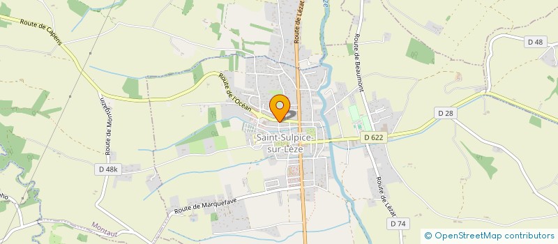 localisation de l'entreprise MADAME STEPHANIE LAUDEBAT  SAINT-SULPICE-SUR-LEZE