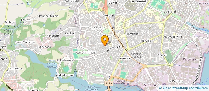localisation de l'entreprise MADAME STEPHANIE LAUFERON  LORIENT