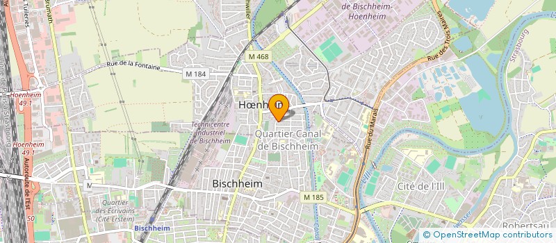 localisation de l'entreprise MADAME STEPHANIE LAUGA  HNHEIM