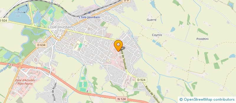 localisation de l'entreprise MADAME STEPHANIE LAUGIER à L'ISLE-JOURDAIN