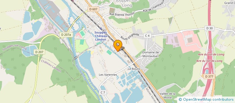 localisation de l'entreprise MADAME STEPHANIE LAUMAILLET  SOUPPES-SUR-LOING