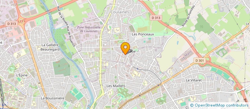 localisation de l'entreprise MADAME STEPHANIE LAUNAY à COULAINES