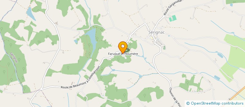 localisation de l'entreprise MADAME STEPHANIE LAUNAY  SERIGNAC