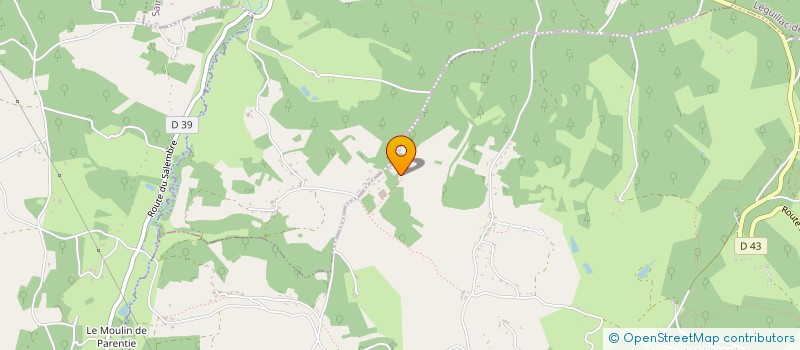 localisation de l'entreprise MADAME STEPHANIE LAURENCIN  SAINT-LEON-SUR-L'ISLE