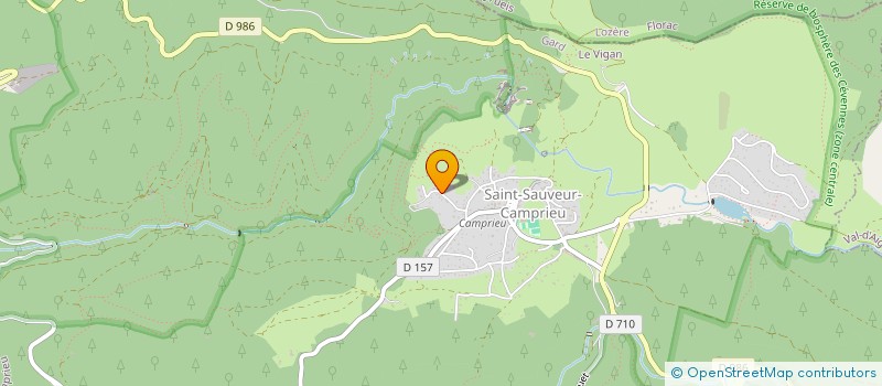 localisation de l'entreprise MADAME STEPHANIE LAURENT  SAINT-SAUVEUR-CAMPRIEU