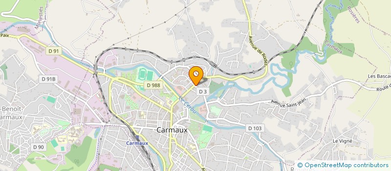 localisation de l'entreprise MADAME STEPHANIE LAURENT  CARMAUX