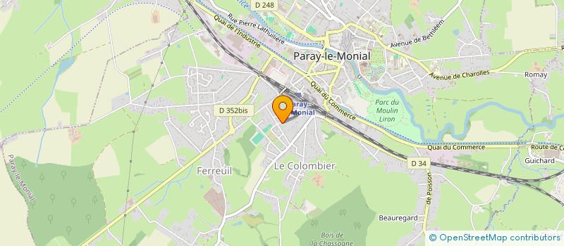 localisation de l'entreprise MADAME STEPHANIE LAURENT à PARAY-LE-MONIAL