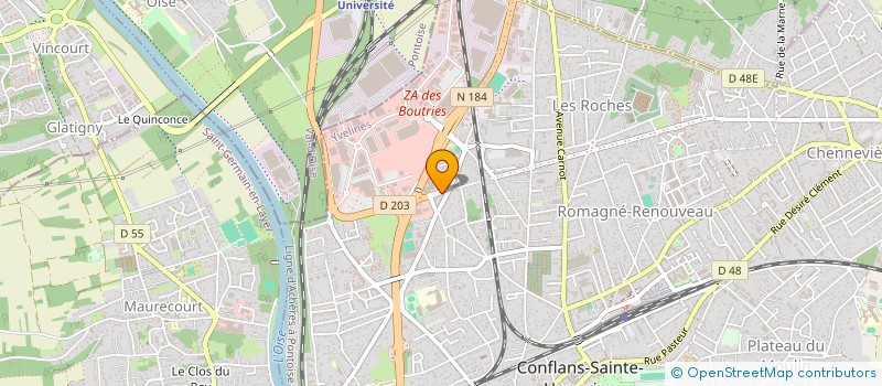 localisation de l'entreprise MADAME STEPHANIE LAUROT  CONFLANS-SAINTE-HONORINE