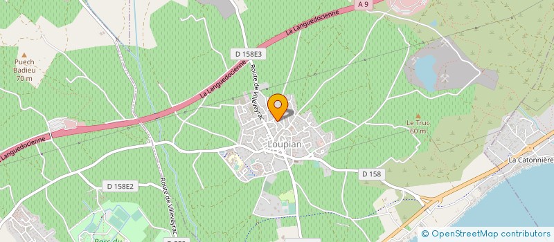 localisation de l'entreprise MADAME STEPHANIE LAUTREC  LOUPIAN