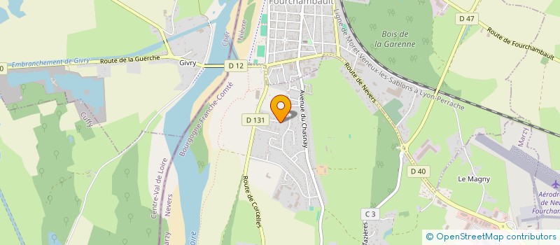 localisation de l'entreprise MADAME STEPHANIE LAVAUT  COURS-LES-BARRES