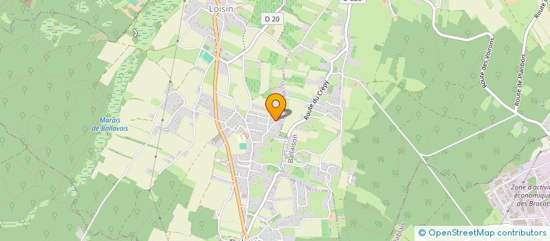 localisation de l'entreprise MADAME STEPHANIE LAVECCHIA  LOISIN