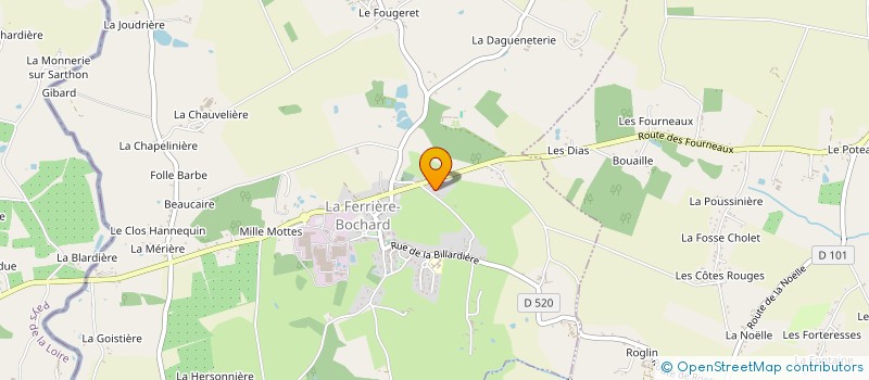 localisation de l'entreprise MADAME STEPHANIE LAVELLO à LA FERRIERE-BOCHARD