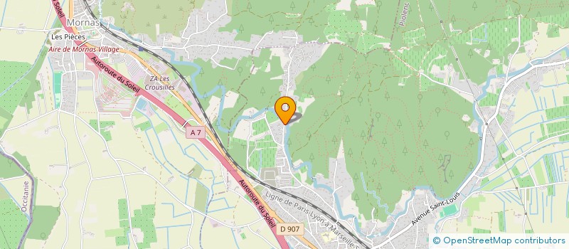 localisation de l'entreprise MADAME STEPHANIE LAVESQUE  PIOLENC