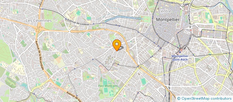 localisation de l'entreprise MADAME STEPHANIE LAVILLONNIERE  MONTPELLIER