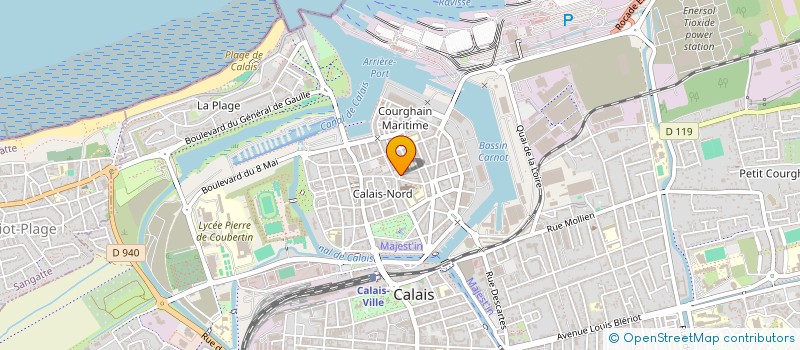 localisation de l'entreprise MADAME STEPHANIE LAVOGIEZ  CALAIS