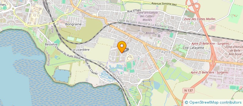 localisation de l'entreprise MADAME STEPHANIE LAZZAROTTO  AYTRE