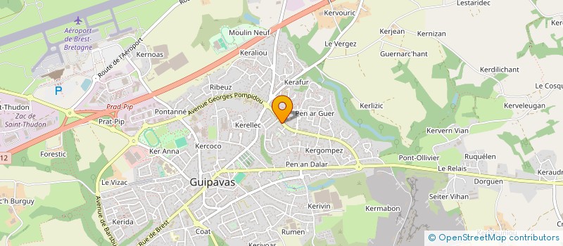 localisation de l'entreprise MADAME STEPHANIE LE BORGNE à PLONEOUR LANVERN