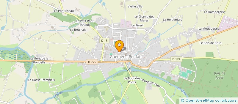 localisation de l'entreprise MADAME STEPHANIE LE CAM à GUEMENE-PENFAO
