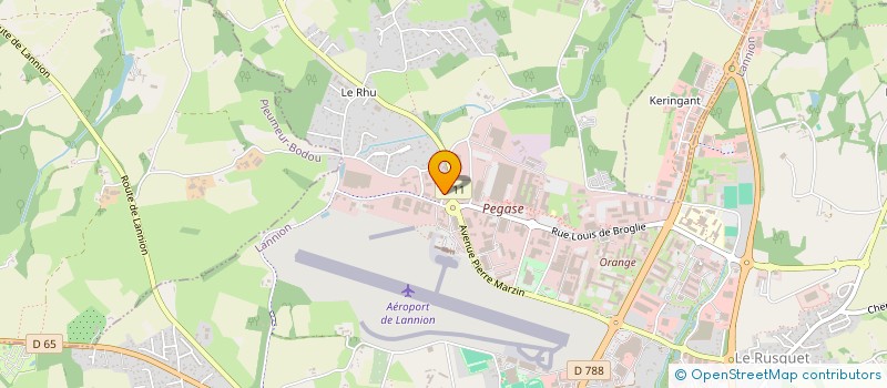 localisation de l'entreprise MADAME STEPHANIE LE CHEVALIER  TREGASTEL